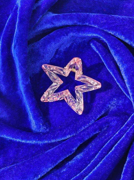 Transparent Star Hair claw