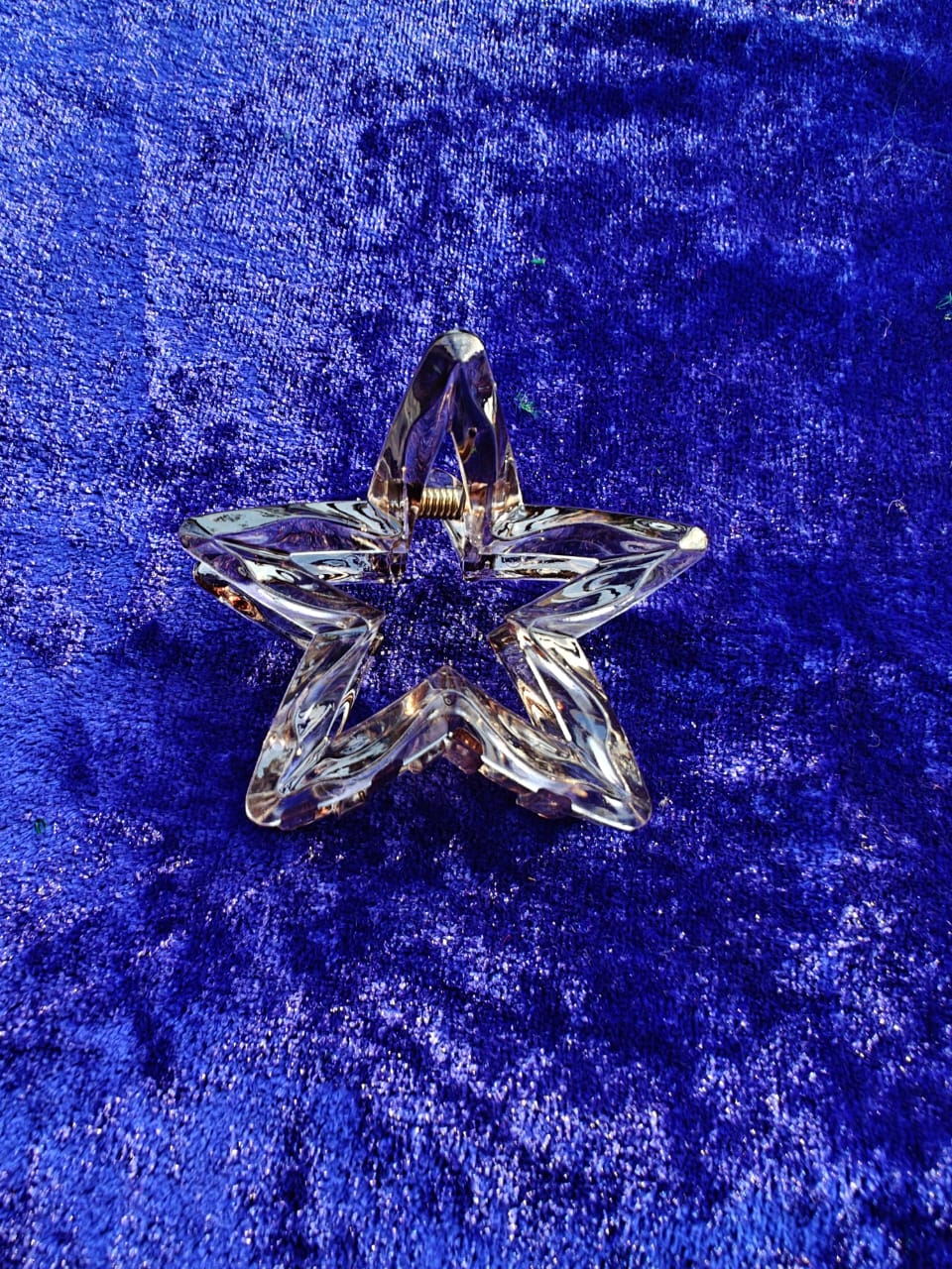 Transparent Star Hair claw