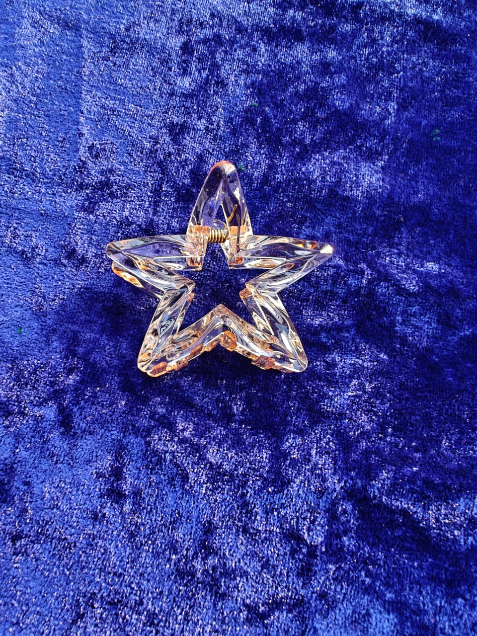 Transparent Star Hair claw