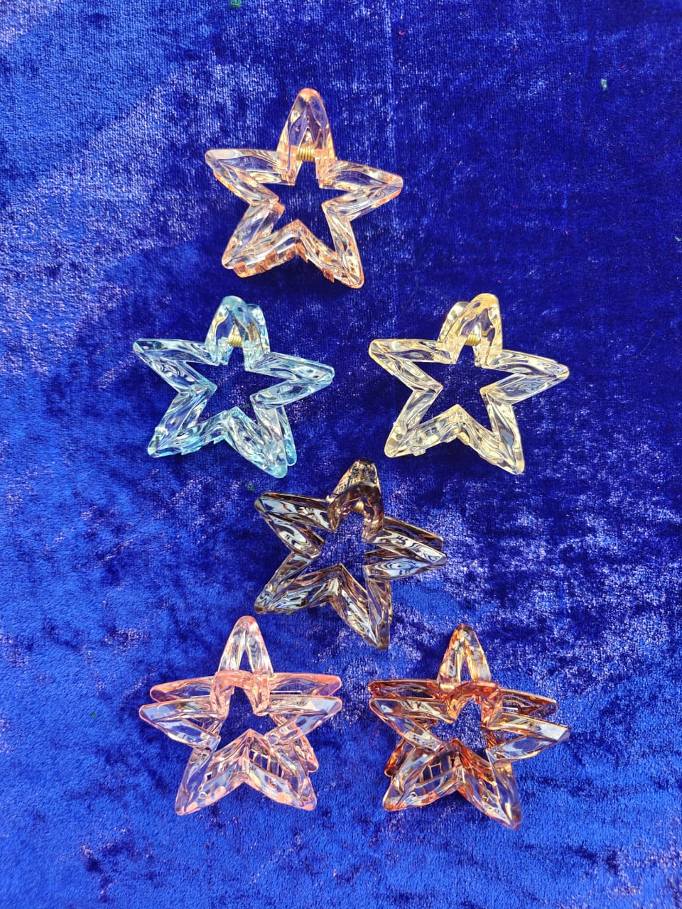 Transparent Star Hair claw